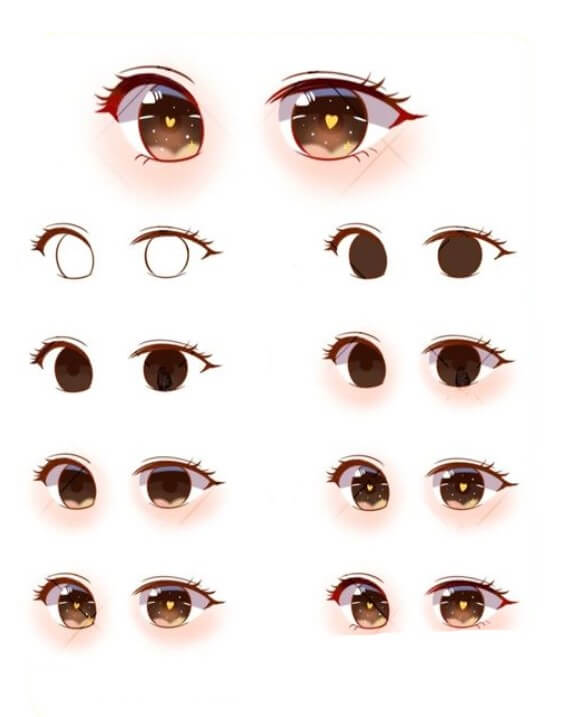 Dibujos de Ojos de Anime - Idea 26