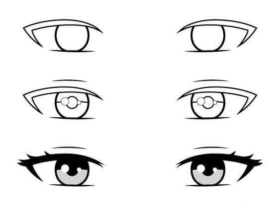 Dibujos de Ojos de Anime - Idea 27