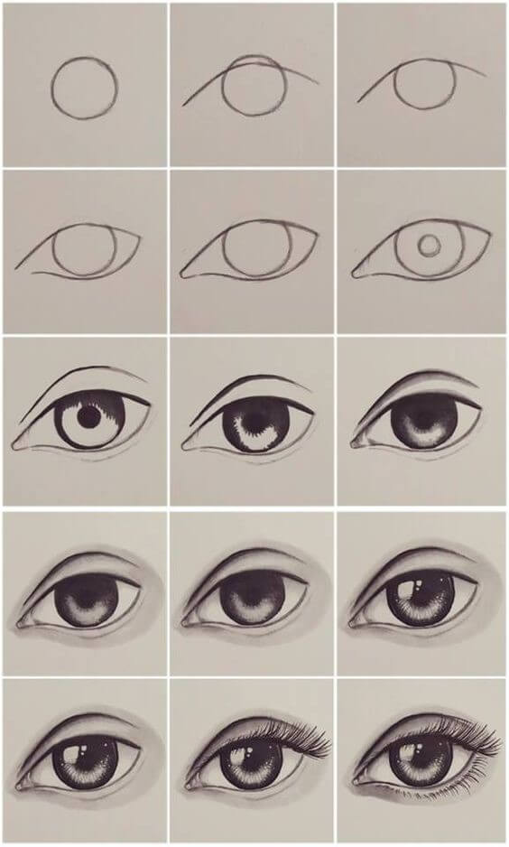 Dibujos de Ojos de Anime - Idea 32