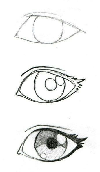 Dibujos de Ojos de Anime - Idea 35