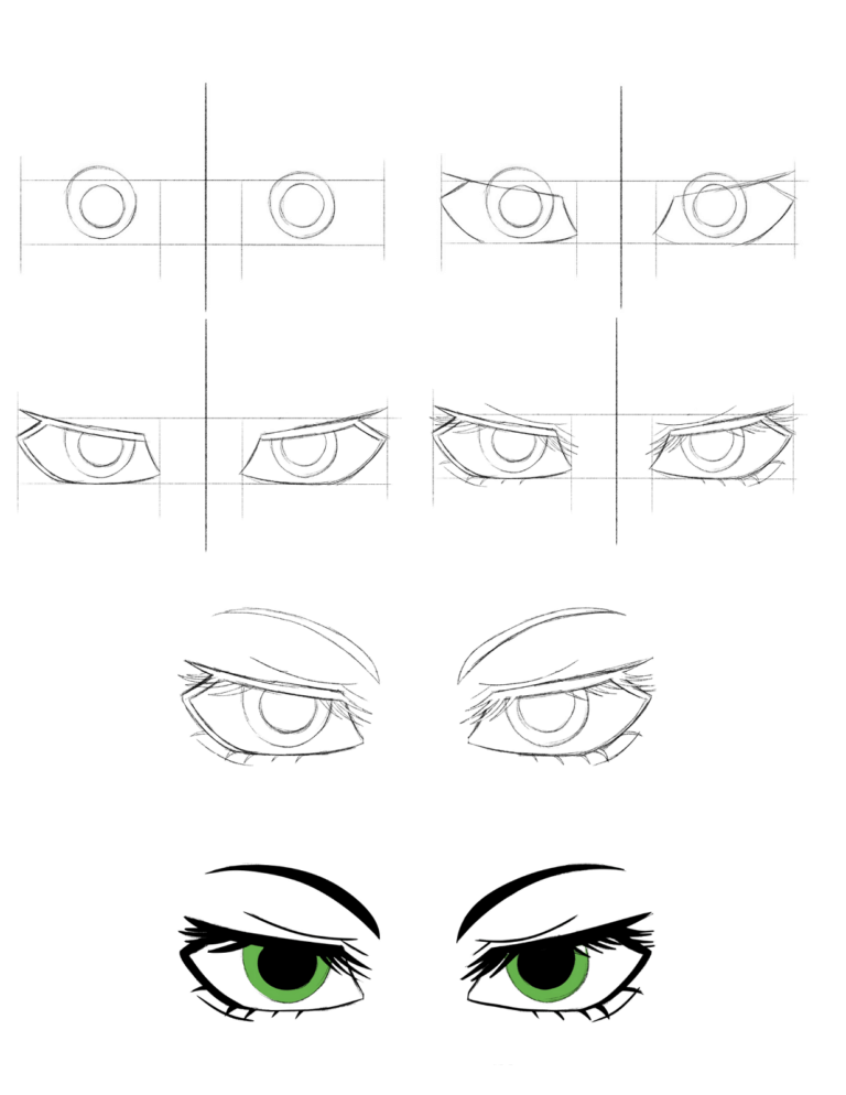 Dibujos de Ojos de Anime - Idea 43