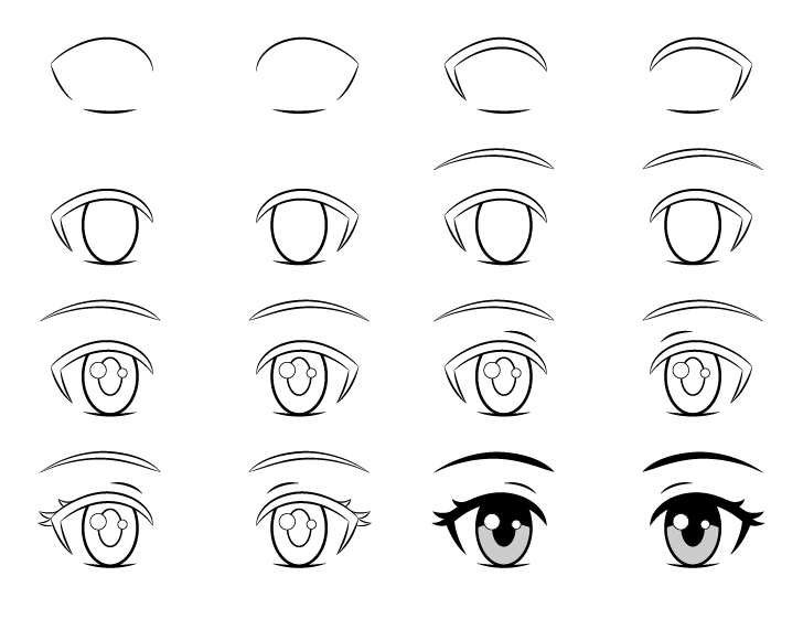 Dibujos de Ojos de Anime - Idea 44