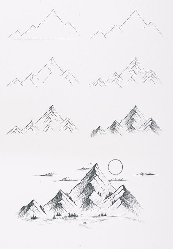 Dibujos de Paisaje - Idea 16