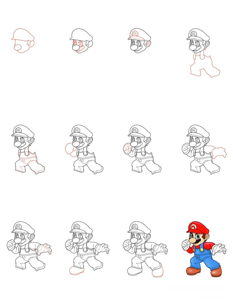 Dibujos de Super Mario Bros