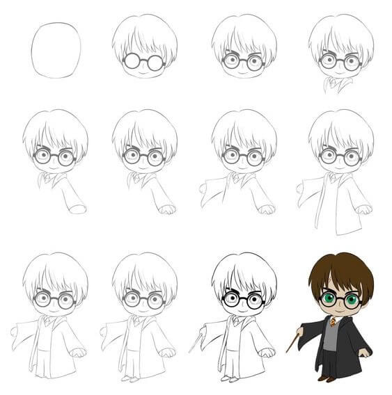 Dibujos de Harry Potter - Idea 9