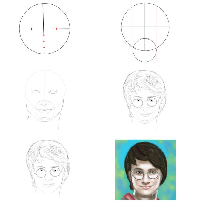 Dibujos de Harry Potter Sencillo