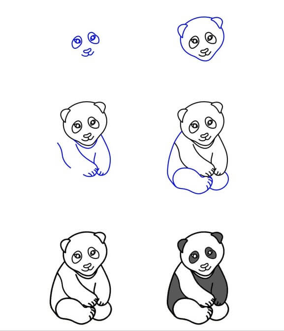 Dibujos de Oso Panda