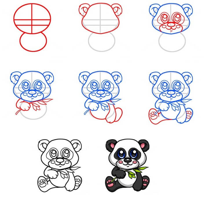 Dibujos de Panda - Idea 26