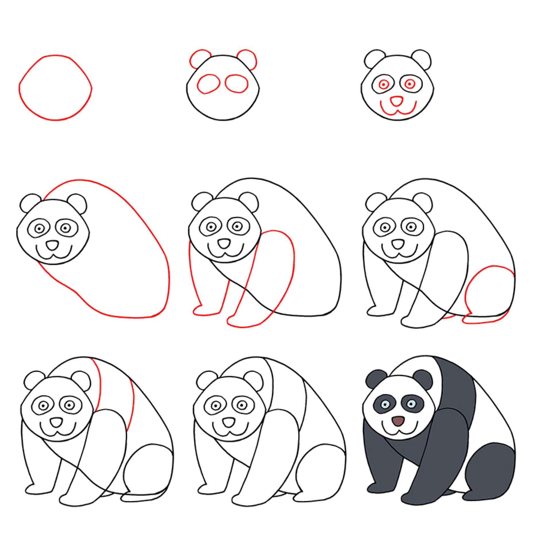 Dibujos de Panda - Idea 37