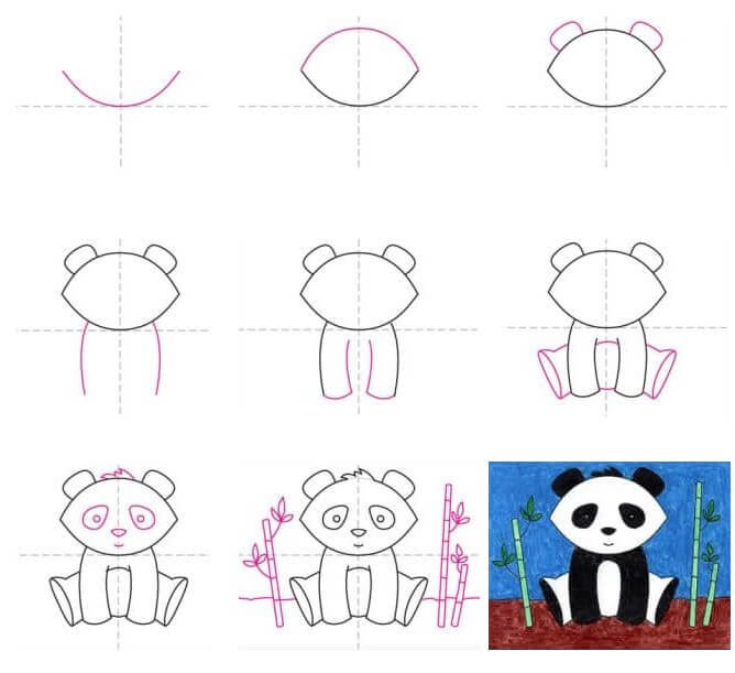 Dibujos de Panda - Idea 38