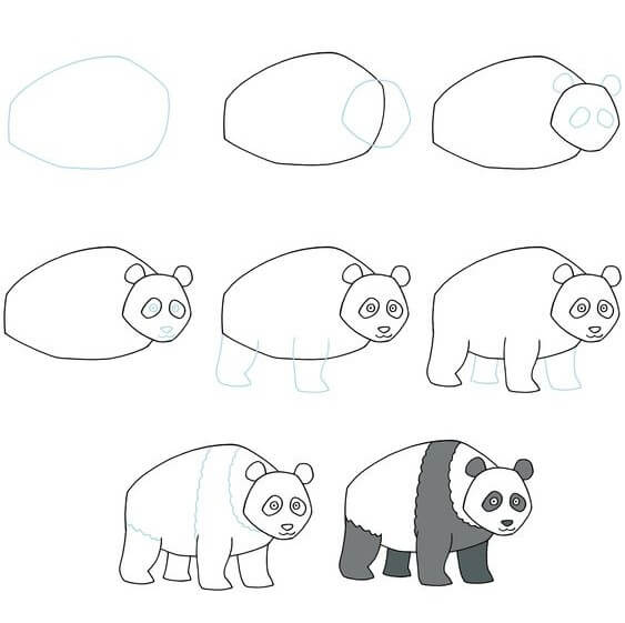 Dibujos de Panda - Idea 49