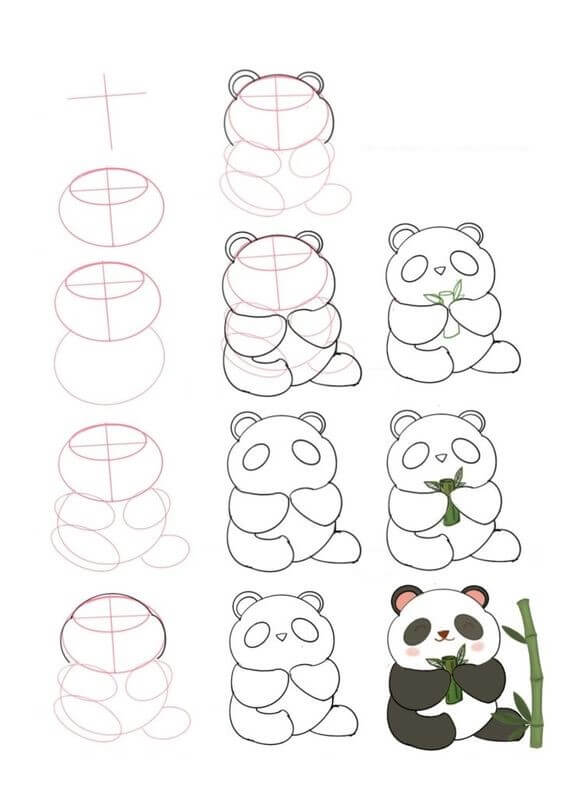 Dibujos de Panda - Idea 53