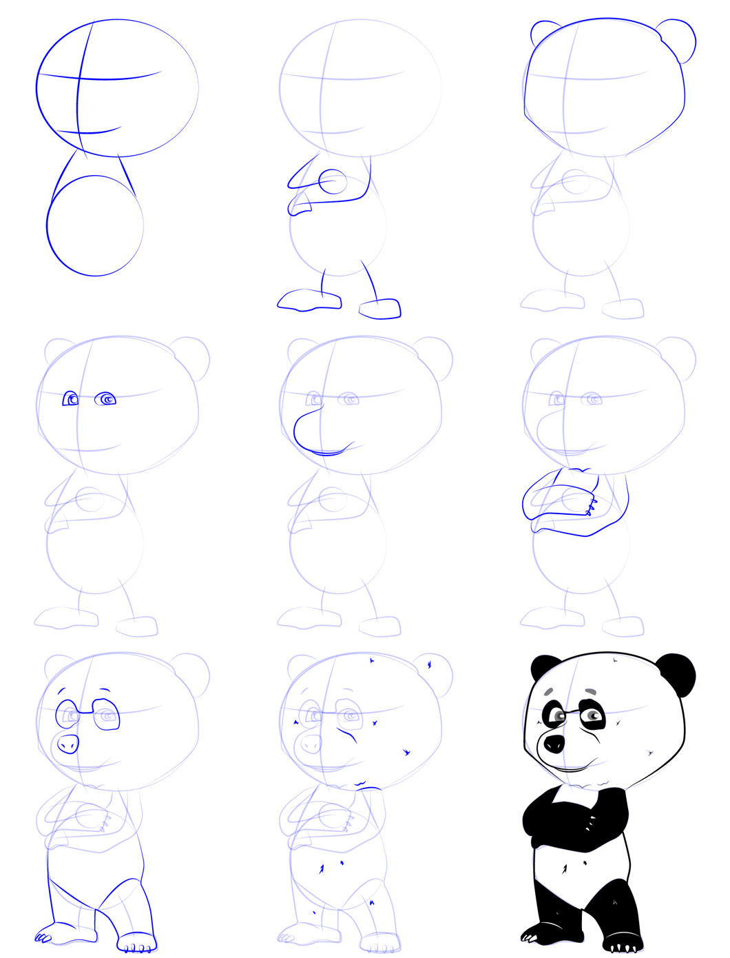 Dibujos de Panda - Idea 57