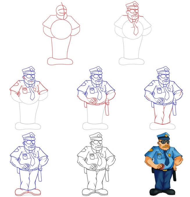 Dibujos de Police idea (11)