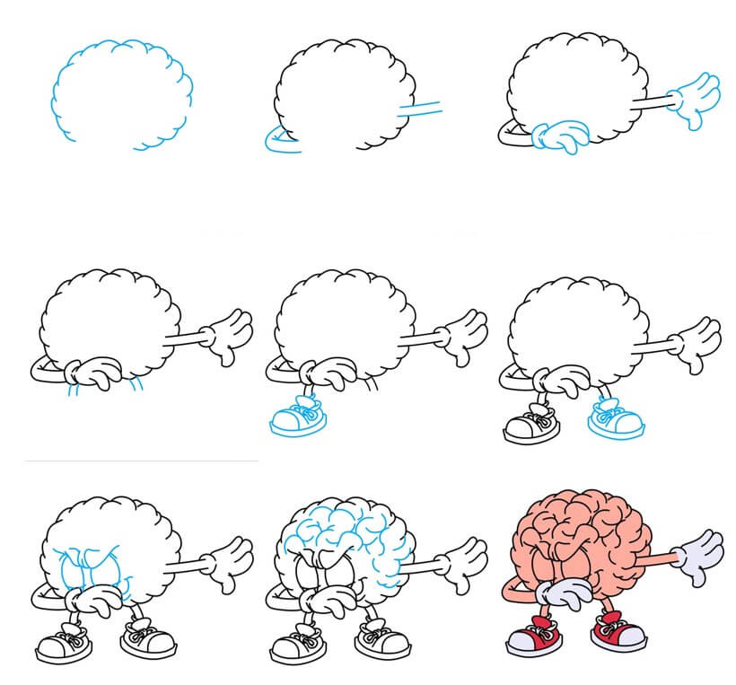 Dibujos de Cerebro Animado - Idea 7