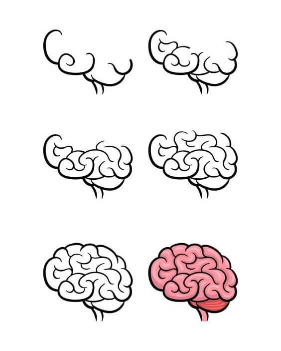 Dibujos de Cerebro - Idea 19