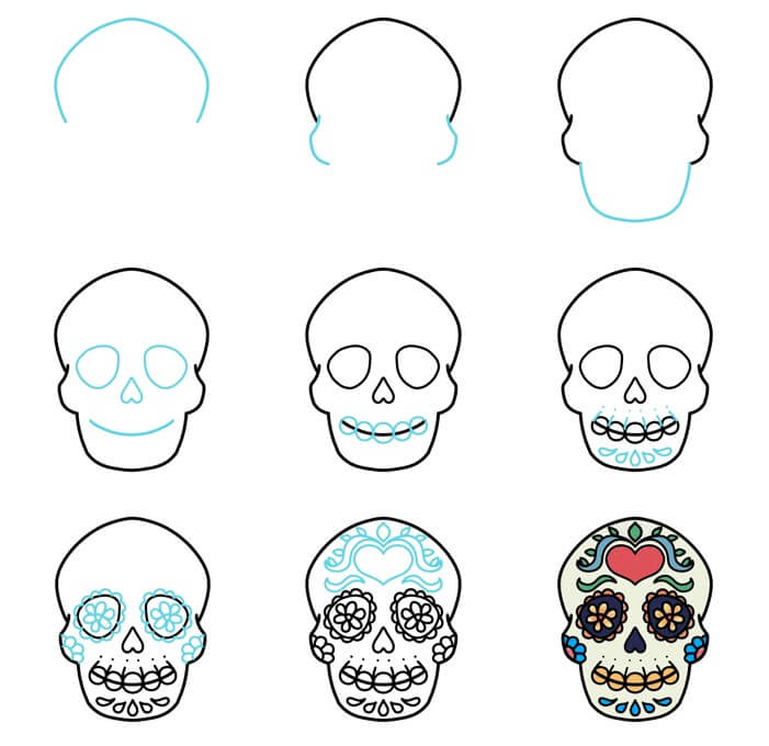 Dibujos de Día de Los Muertos