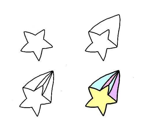 Dibujos de Una estrella fácil