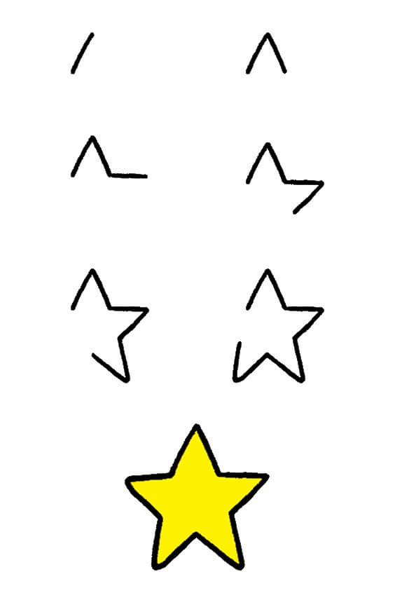 Dibujos de Una estrella - Idea 13