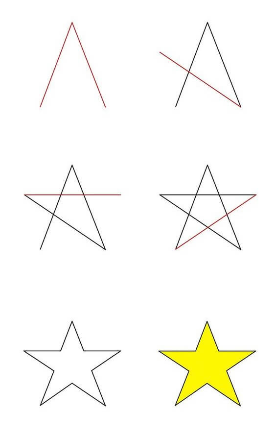 Dibujos de Una estrella - Idea 7