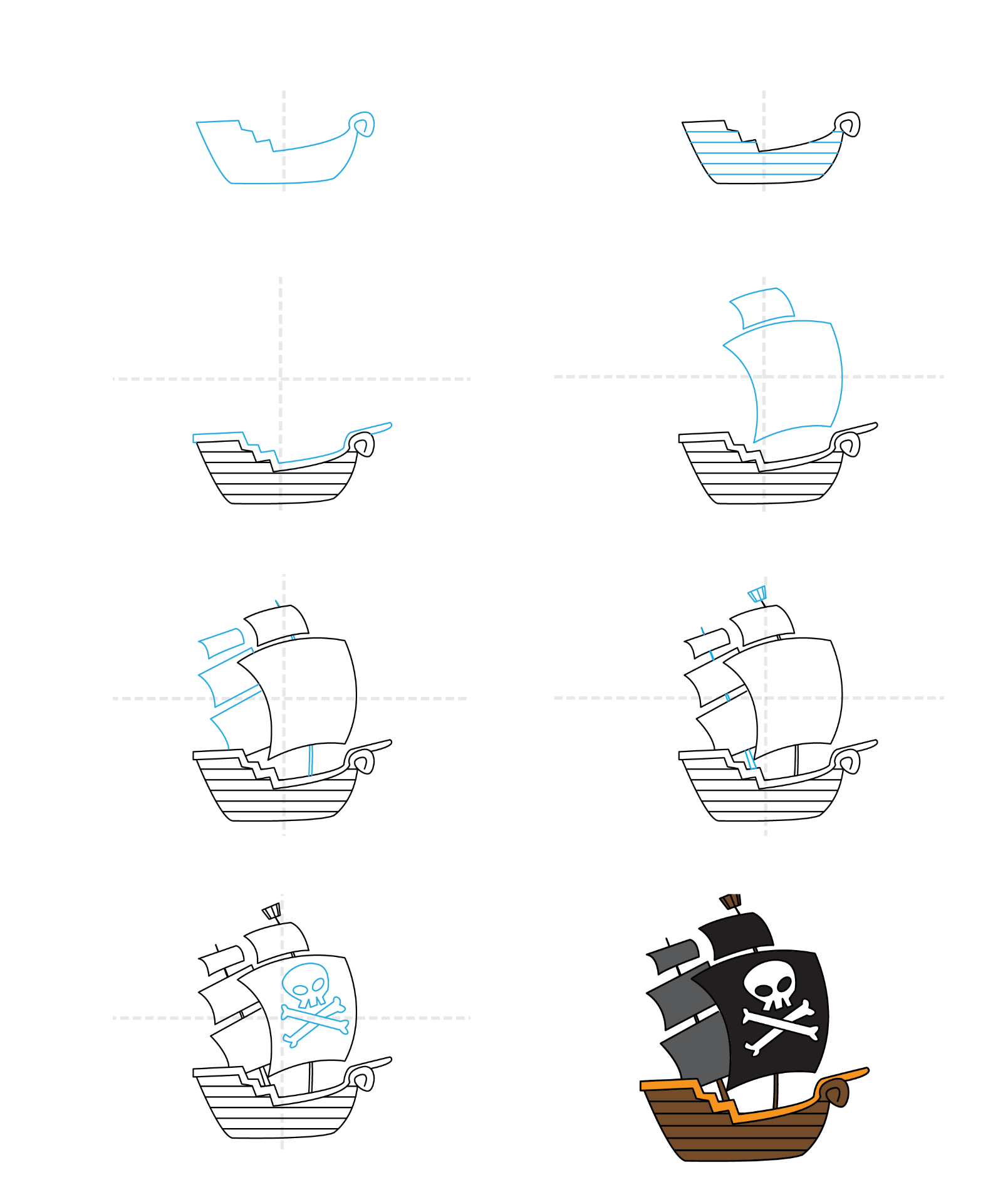 Dibujos de Pirate ship simple (1)