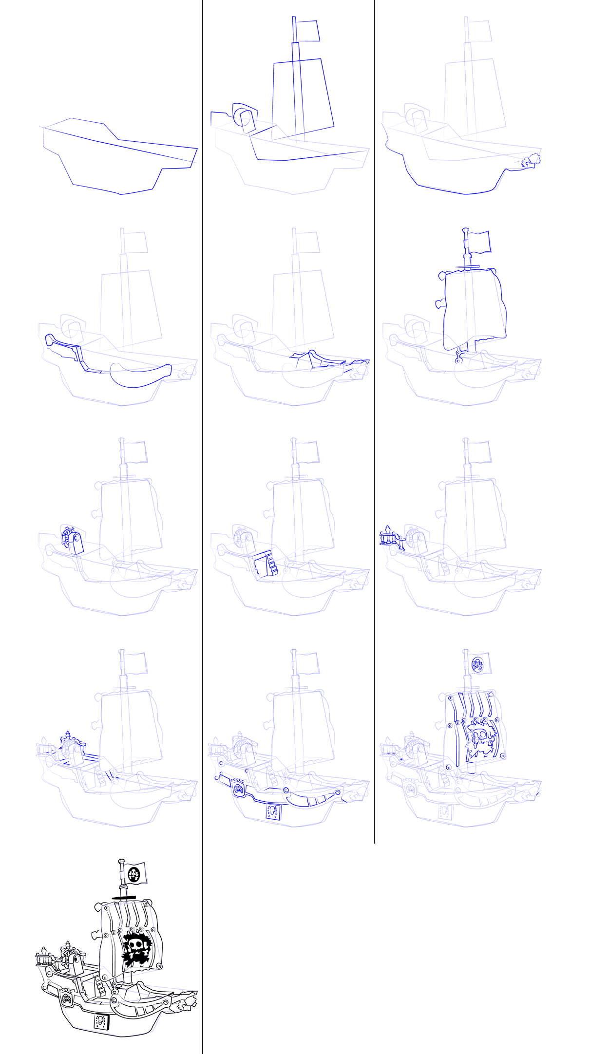 Dibujos de Pirate ship simple (2)