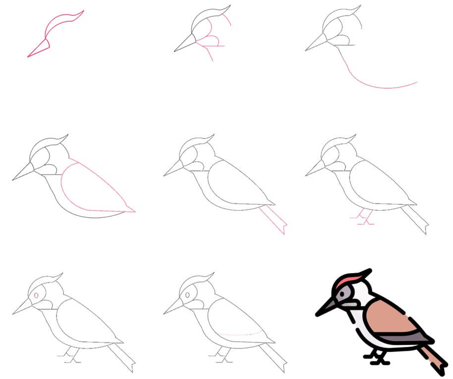 Dibujos de Woodpecker idea (11)